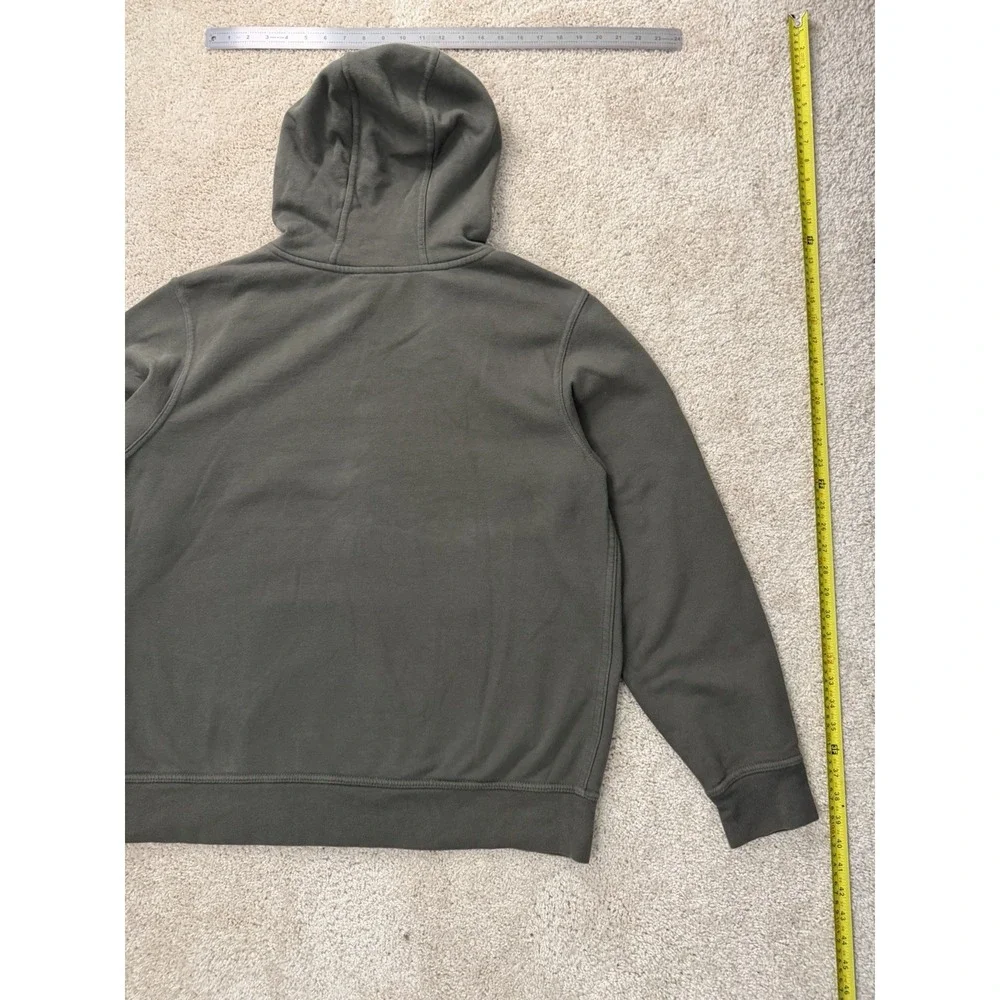 The North Face Half Dome Pullover‎ Hoodie Olive Green Size Large Kangaroo Pocket